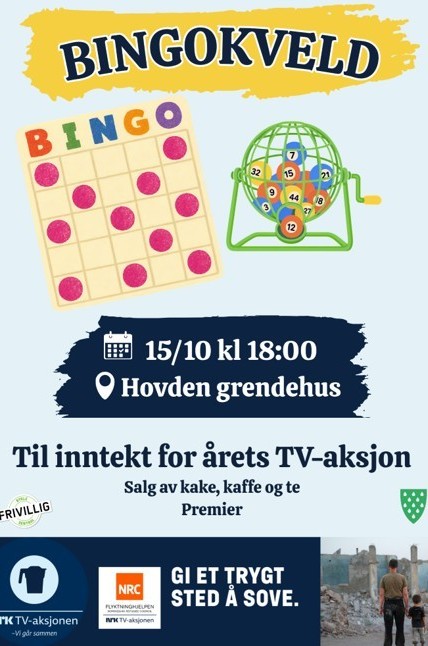 Lenkje til artikkel: Hugs bingokveld for TV-aksjonen i neste veke!