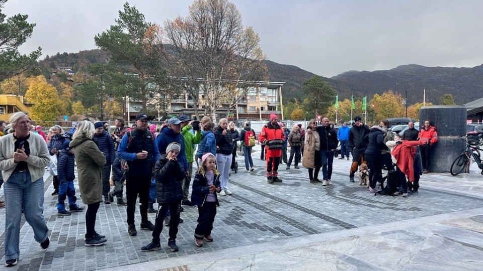 Lenkje til artikkel: Meir enn 200 samla seg for å feire Hovden Torg del 1